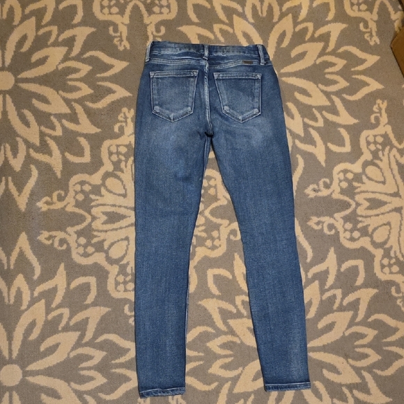 Kancan 27 Mid rise Classic Blue Skinny Jeans for Women - Picture 6 of 6